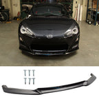2013-2016 Scion FRS GT Style Unpainted Black Front Bumper Lip PU