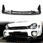 2002-2003 Subaru Impreza WRX Sti CW style Black Front Bumper Lip PU