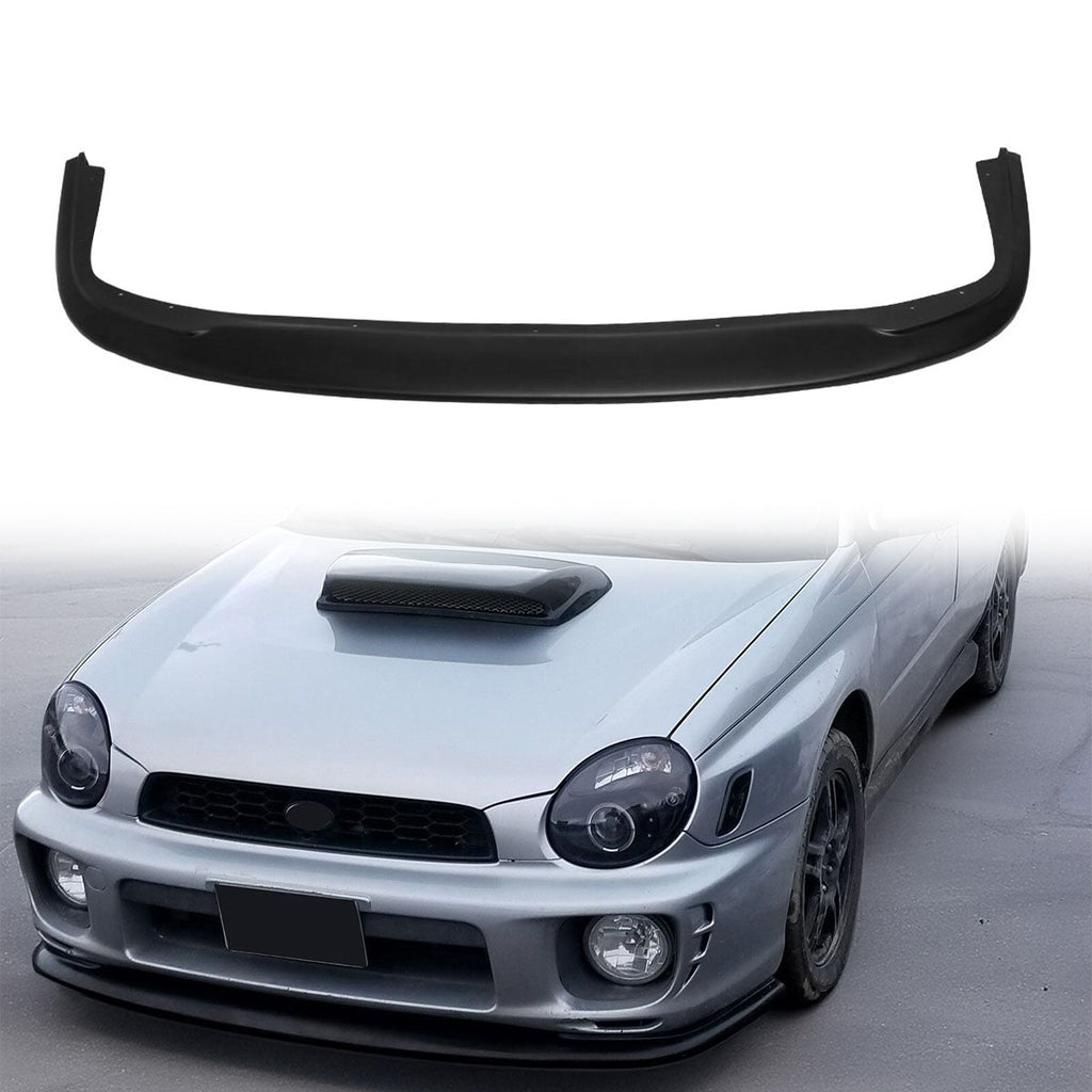 2002-2003 Subaru Impreza DP Style Unpainted Black Front Bumper Lip PU