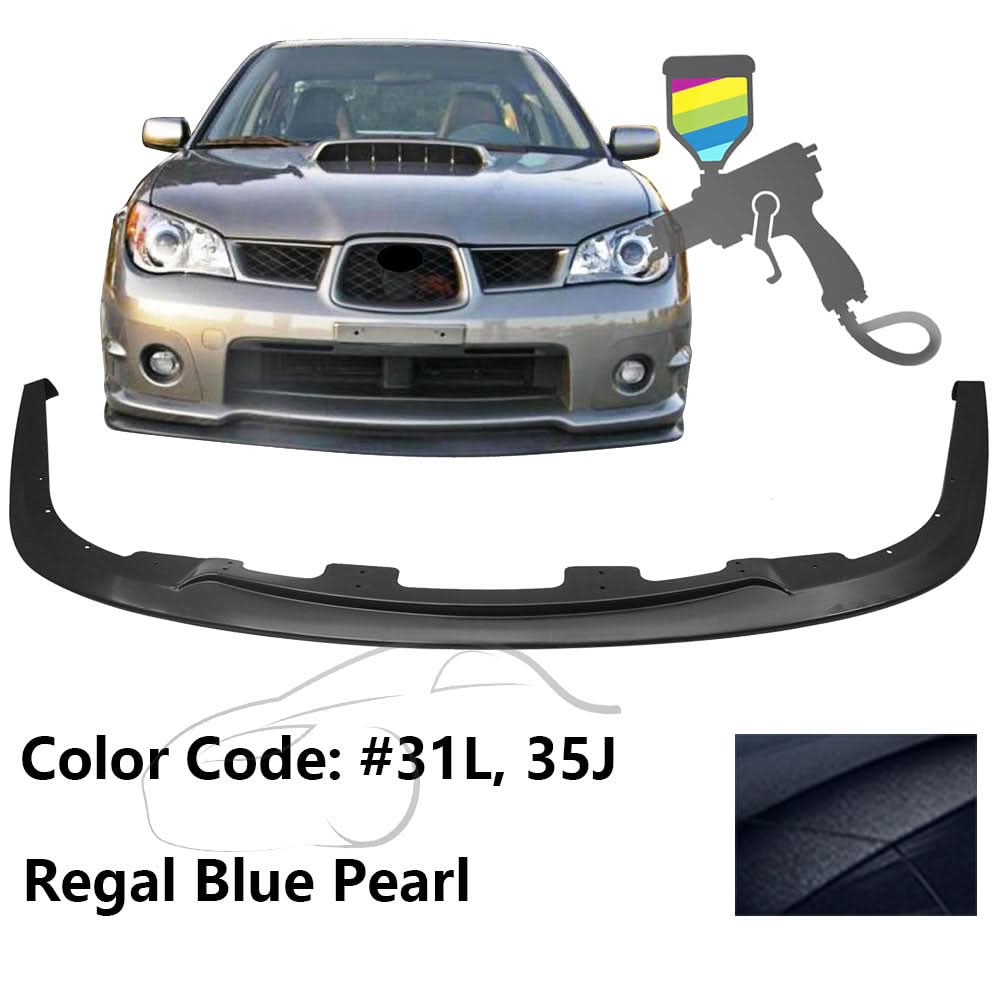 2006-2007 Subaru Impreza WRX STI Style Front Bumper Lip Chin PP