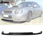 2004-2005 Subaru Impreza WRX STI STI Style Front Bumper Lip Guard - PU