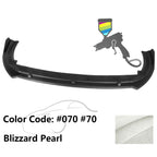 2018-2020 Toyota Camry XLE LE V2 Style Painted Front Bumper Lip PP 3PC