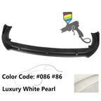 2018-2020 Toyota Camry XLE LE V2 Style Painted Front Bumper Lip PP 3PC
