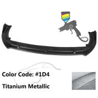 2018-2020 Toyota Camry XLE LE V2 Style Painted Front Bumper Lip PP 3PC