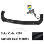 2018-2020 Toyota Camry XLE LE V2 Style Painted Front Bumper Lip PP 3PC