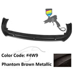 2018-2020 Toyota Camry XLE LE V2 Style Painted Front Bumper Lip PP 3PC