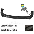 2018-2020 Toyota Camry XLE LE V2 Style Painted Front Bumper Lip PP 3PC