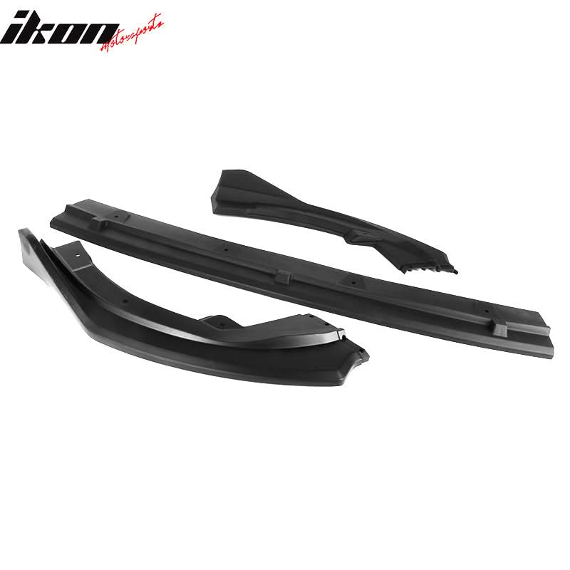 2018-2020 Toyota Camry XLE LE V2 Style Matte Front Lip Splitter PP 3PC