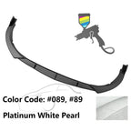 2021-2023 Toyota Camry LE IKON Style Front Bumper Lip Spoiler PP 3PC