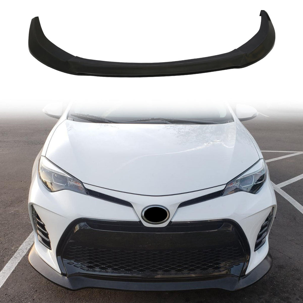 2017-2019 Toyota Corolla Front Bumper Lip Chin Spoiler PU