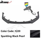 2020-2022 Toyota Corolla SE XSE 4Dr IKON Style Front Bumper Lip PP 3PC