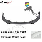 2020-2022 Toyota Corolla SE XSE 4Dr IKON Style Front Bumper Lip PP 3PC