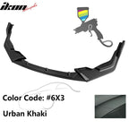 2020-2022 Toyota Corolla SE XSE C Style Front Bumper Lip PP 3PC