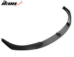 2021-2025 Tesla Model S Gloss Black V Front Bumper Lip Carbon Fiber