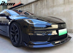 2021-2024 Tesla Model S IK Style 3PCS Front Bumper Lip Painted PP