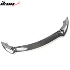 2020-2024 Tesla Y Track Pack Gloss Black Front Bumper Lip Carbon Print