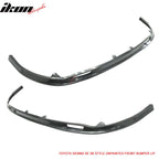 2011-2016 Toyota Sienna XL30 SE SK Style Unpainted Front Bumper Lip PU