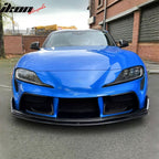2020-2025 Toyota GR Supra MZ Speed Front Bumper Lip Gloss Carbon Fiber