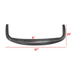Fits Universal 1PC CS STI  Style Carbon Fiber Black Front Bumper Lip
