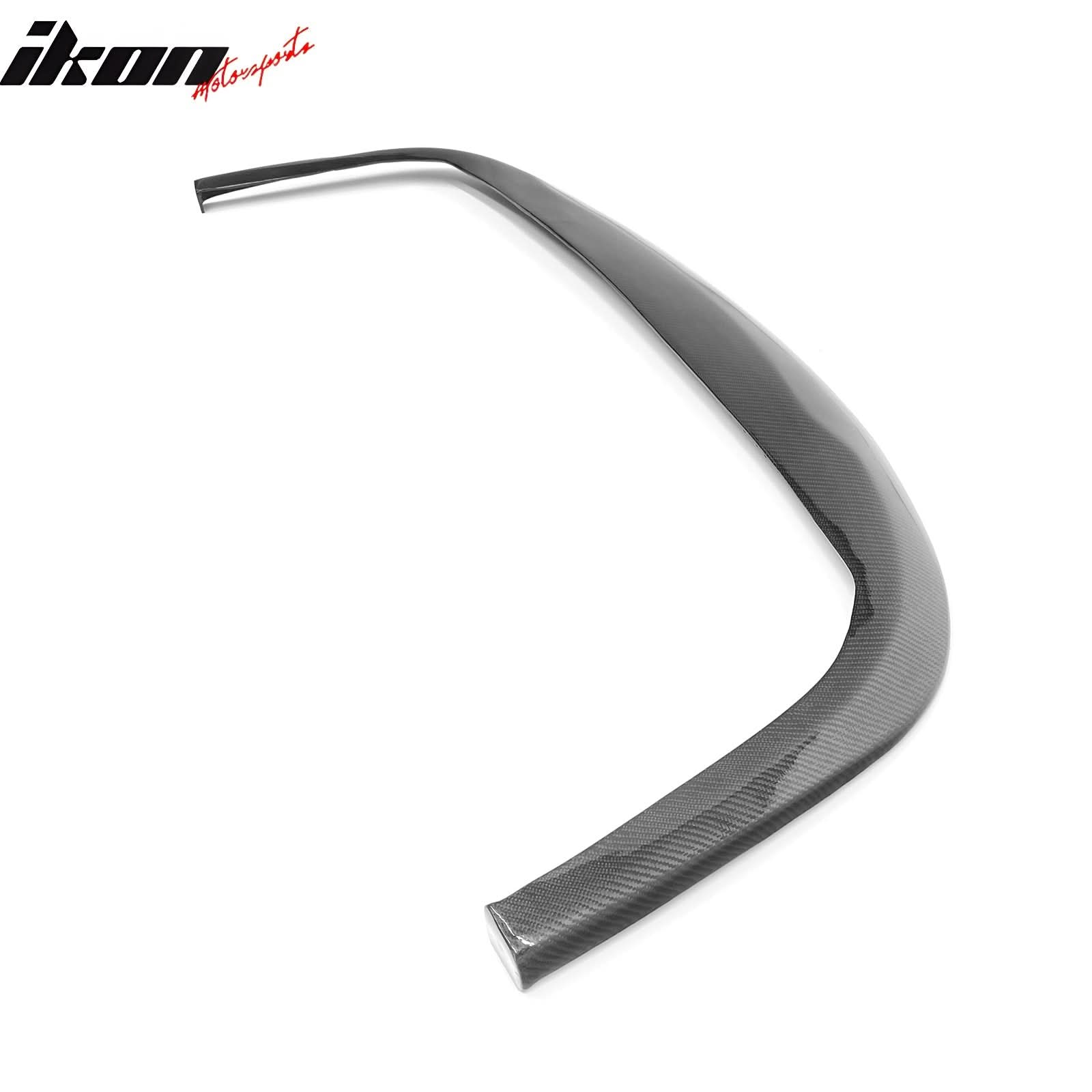 Fits Universal 1PC CS STI  Style Carbon Fiber Black Front Bumper Lip