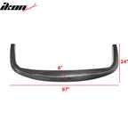 Fits Universal 1PC CS STI  Style Carbon Fiber Black Front Bumper Lip