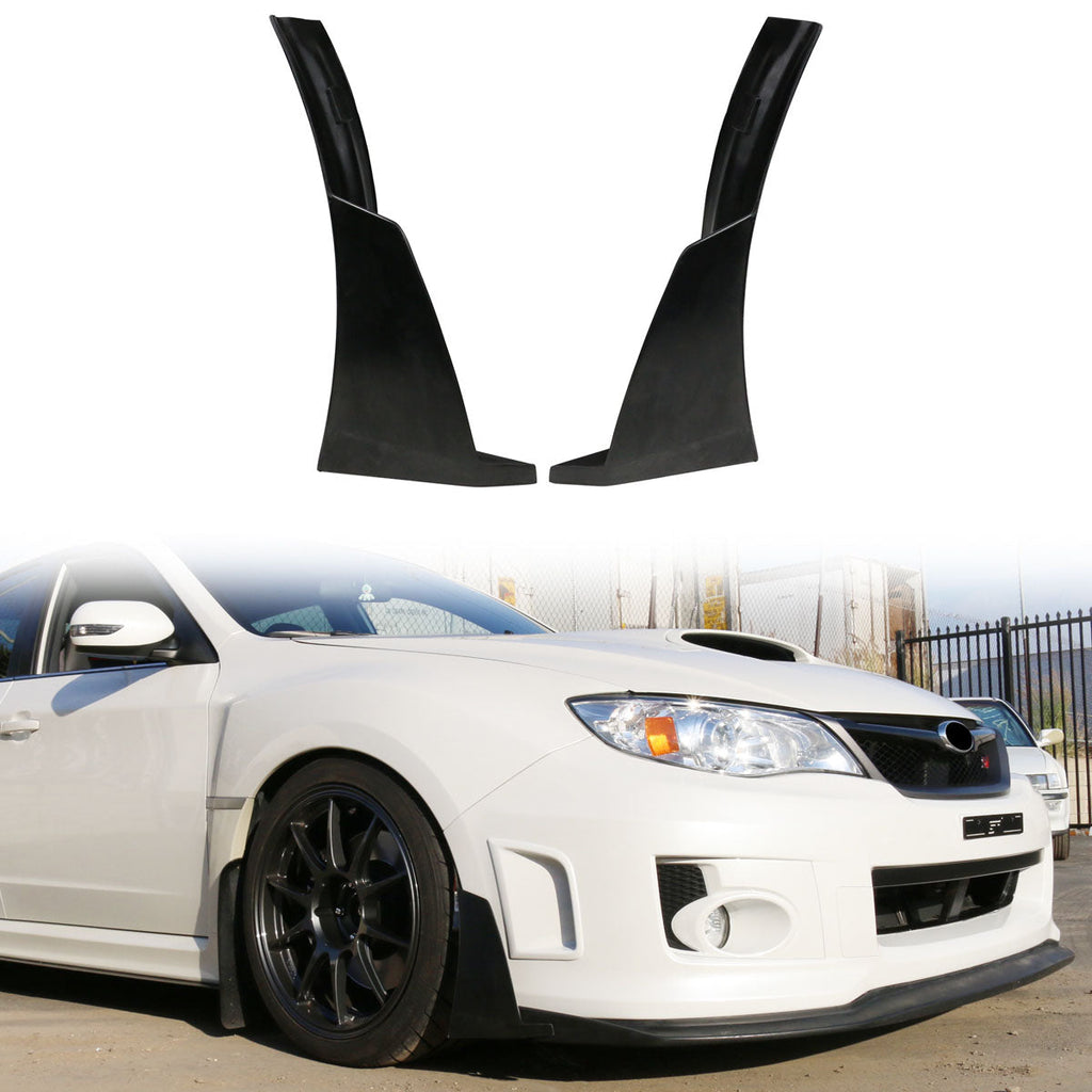 Universal Front Bumper Lip Splitters Winglets Canards PU