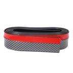 Universal Fitment Carbon Fiber Print CFL Front Bumper Chin Lip PVC