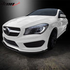 2014-2018 Mercedes-Benz C117 CLA Class Front Bumper Lip Matte Black