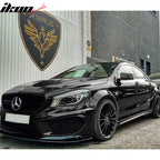 2014-2016 Mercedes-Benz CLA Class Front Lip Splitter PP & Blue Rods