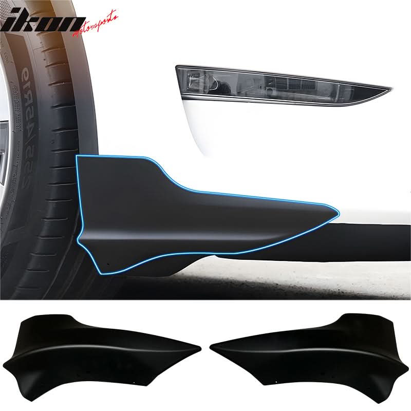 2017-2023 Tesla Model 3 Front Bumper Spoiler Splitters PP