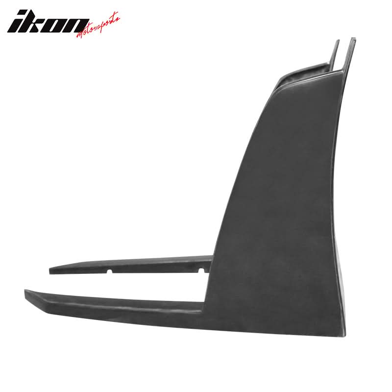 2014-2016 Scion tC Unpainted Front Bumper Lip Winglets 2PC PU