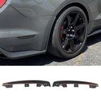 2015-2023 Ford Mustang Black 2PCS Front Rear Mud Flaps Splash Guards