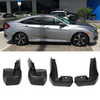 2016-2021 Honda Civic OE Style Unpainted Mud Guards Splash Flaps PP