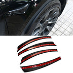 2020-2024 Tesla Model Y Matte Black Fender Mud Guards Splash Flaps ABS
