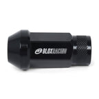 BLOX Racing Street Series Forged Lug Nuts - Black 12 x 1.5mm - Set of 20 (New Design)