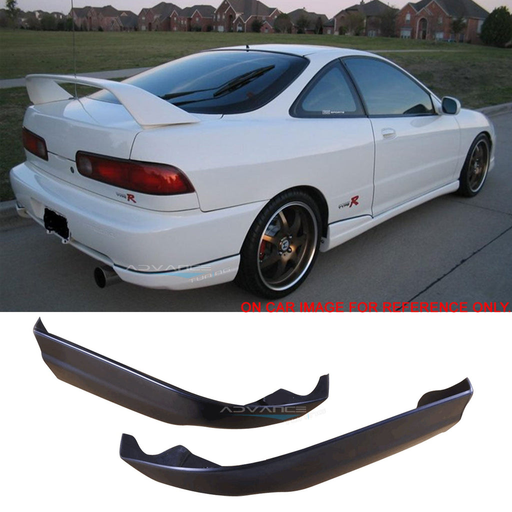 1998-2001 Acura Integra Hatchback USDM Style Black Rear Bumper Apron P