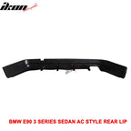 2005-2012 BMW E90 3-Series 4Dr Sedan Rear Bumper Lip Spoiler PU