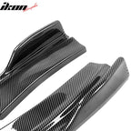 2020-2023 Dodge Charger IKON Matte Black Rear Bumper Side Apron PP