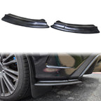 2016-2018 Ford Focus RS Unpainted Black Rear Bumper Lip Aprons PU