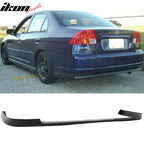 Fits 01-03 Honda Civic PP Front + Rear Bumper Lip + Side Skirts