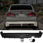 2006-2011 Honda Civic Rear Bmuper Lip LED 3RD Brake Light Muffler Tip