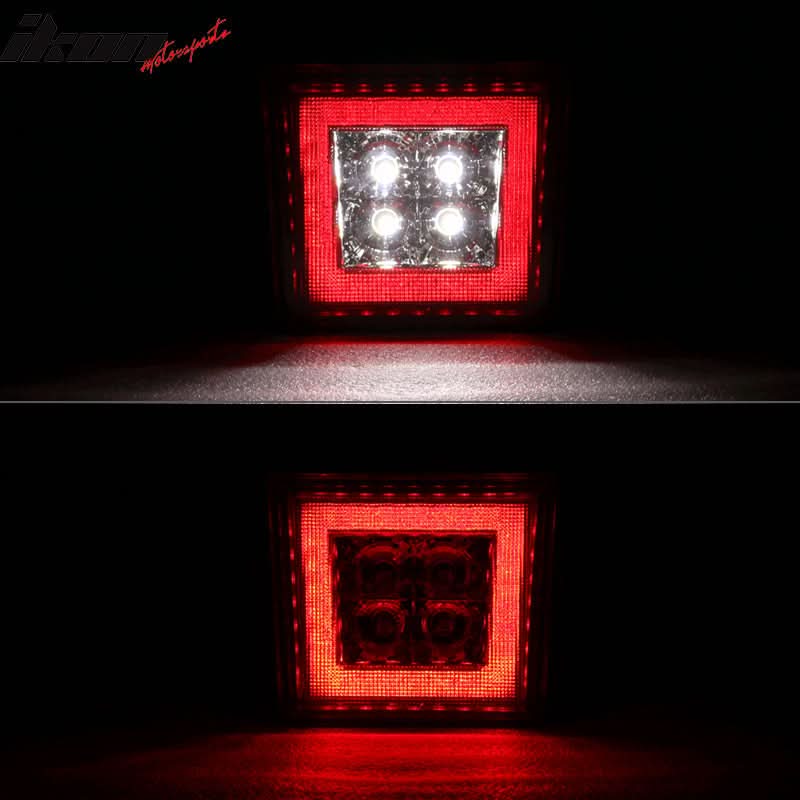 2013-2015 Honda Civic RR Rear Bumper Lip ABS LED 3rd Brake Lamp Light