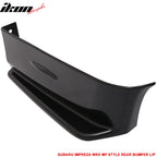 2015-2021 Subaru WRX STI MP Style Rear Bumper Lip Apron Spats ABS 2PC