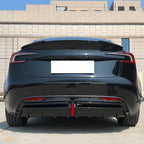 2024-2025 Tesla Model 3 Highland Matte Black Rear Diffuser W/LED PP