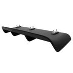 Universal 27"x9" MDA 4-Fin Rear Diffuser Valance Splitter Matte Black