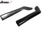 Universal 14" x 7" DT Style Rear Lip Side Corner Aprons Canard Cap PU