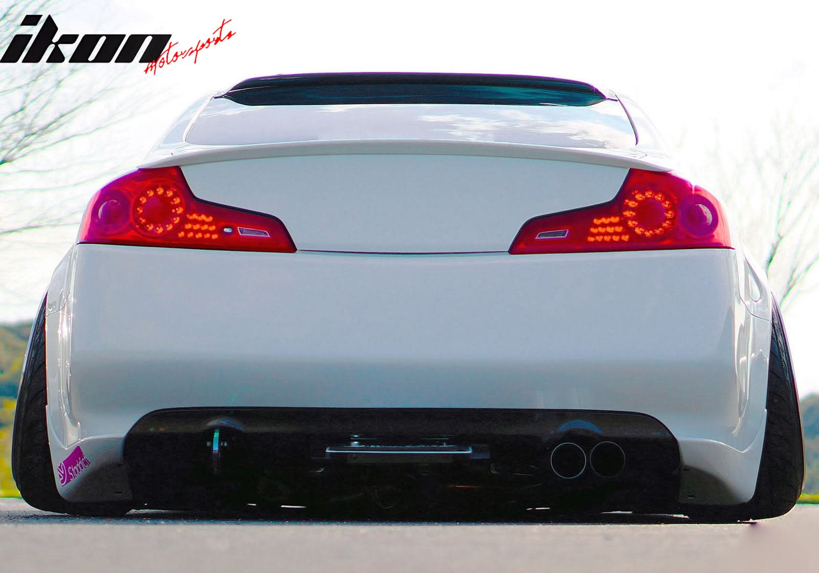 2003-2007 INFINITI G35 OE Style Rear Lip Corner Aprons Splash Guards
