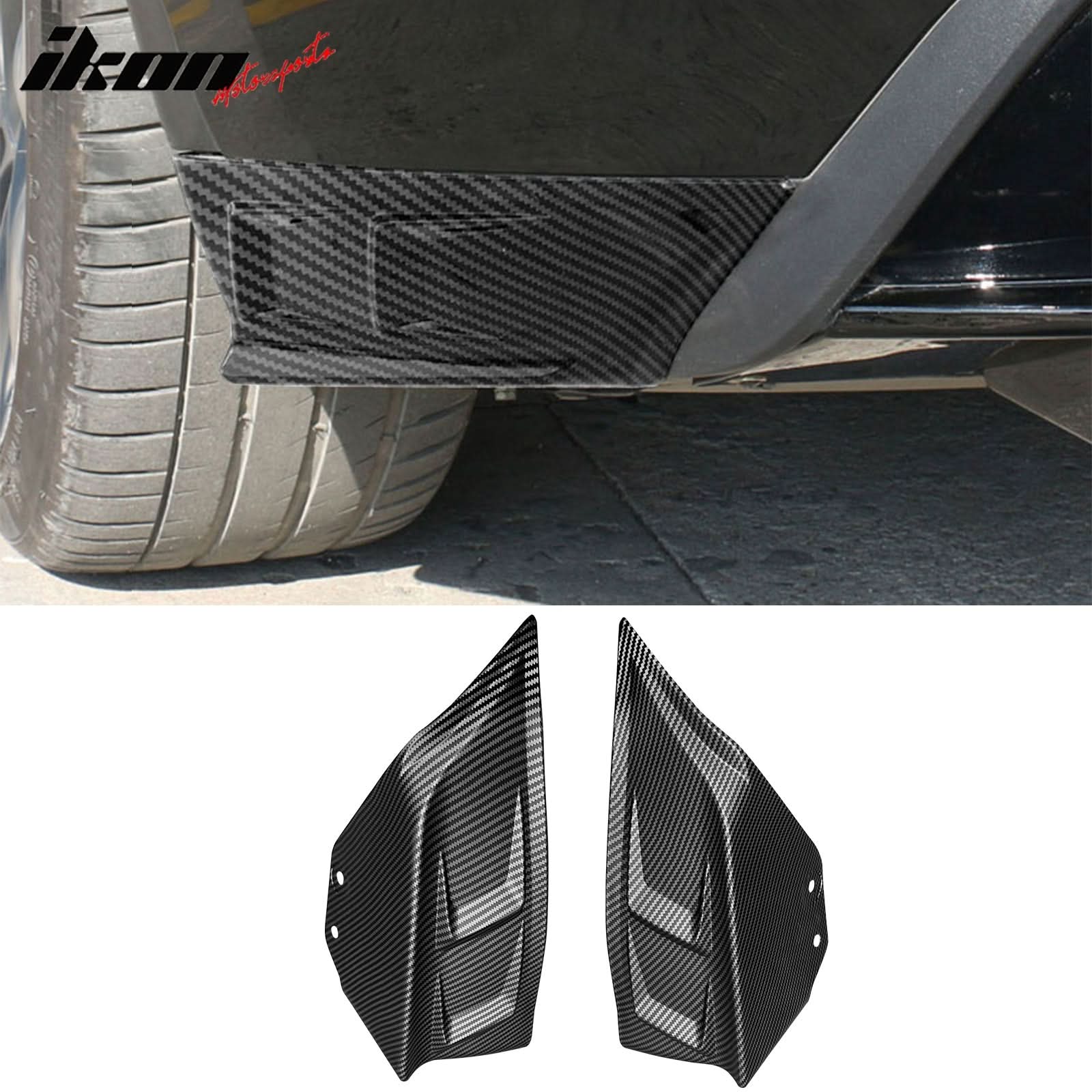 2020-2024 Tesla Model Y All Models Rear Splitter Aprons PP