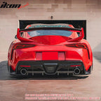 2020-2025 Toyota GR Supra Rear Bumper Splitters AG Carbon Fiber Print