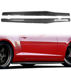2010-2015 Chevy Camaro IKON Side Skirts Rocker Pannel Carbon Fiber